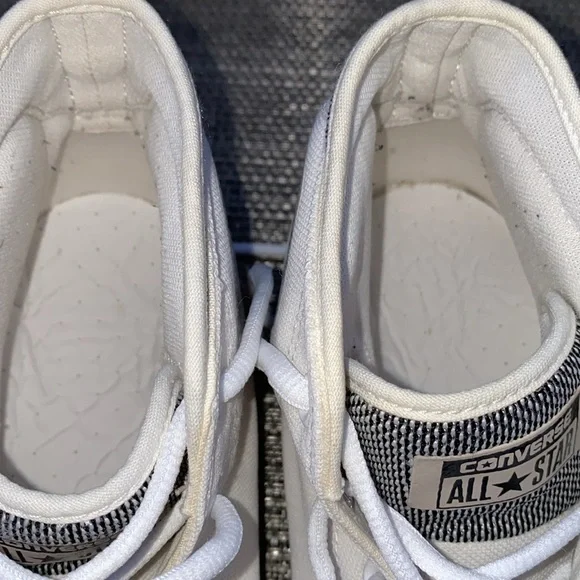 Converse Chuck Taylor Unisex All Star Syde Street Mid White Sneakers Sz 11M/13W - Picture 10 of 11